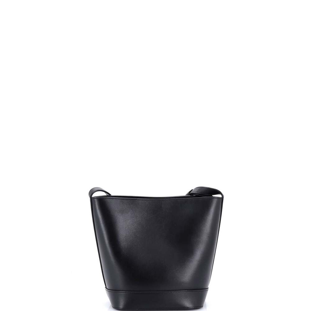 Celine Cuir Triomphe Bucket Bag Leather #203722C18B - Picture 3 of 9